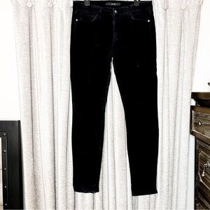 Joes Jeans Black Skinny Visionaire Corduroy Pants Size 30